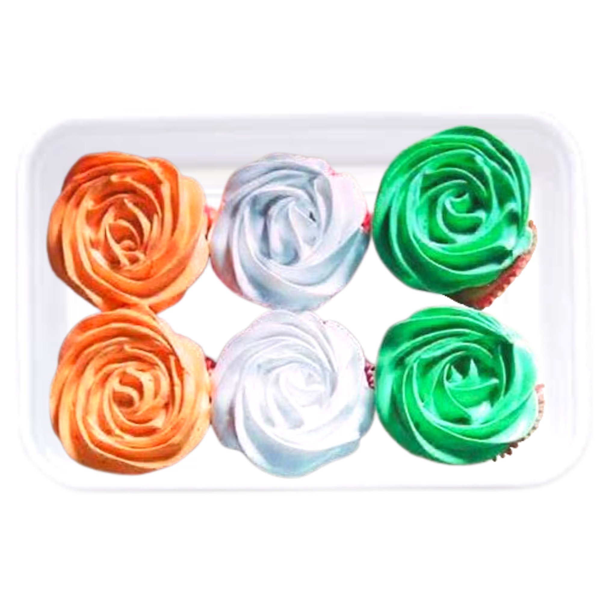 Tricolor Cupcakes online delivery in Noida, Delhi, NCR,
                    Gurgaon